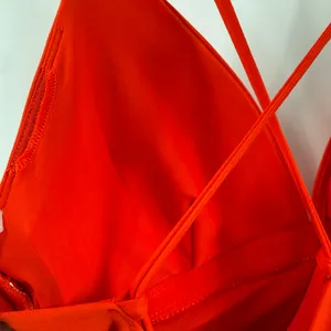 Calia Swimsuit SZ 6 Triangle Strappy Back One Piece NWT Fresh Red Tummy Control thumbnail 12