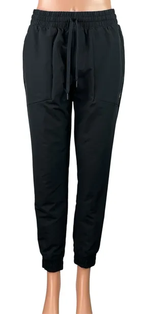 Asics Women's Black High Rise Drawstring Workout Athletic Jogger Pants Size S thumbnail 1