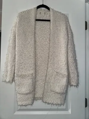 Altar'd State Cardigan Long Cream Small thumbnail 1