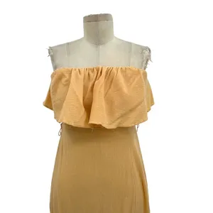 Free People‎ Endless Summer Tavia Strapless Maxi Dress Neutral Size XS thumbnail 4