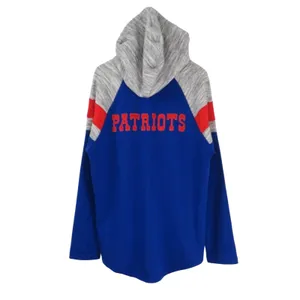 NFL Team Apparel Women's New England Patriots Football Hoodie Sweatshirt Medium thumbnail 2