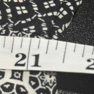 LOFT Black White Mixed Print Long Sleeve Tunic Top Women’s Medium thumbnail 7