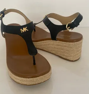 Michael Michael Kors black Laney espadrilles wedge heels size 8 thumbnail 1