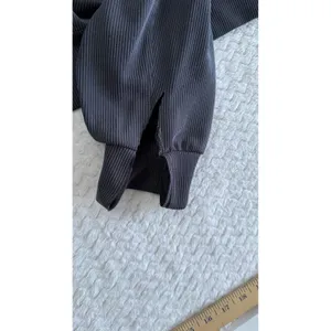 Lululemon Ribbed Softstreme Long Sleeve Crewneck Pullover Black Size 10 LW3GLAS thumbnail 3