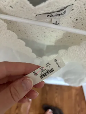 Madewell White Top thumbnail 5