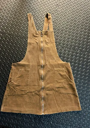 Forever 21 Corduroy Overall Mini Dress thumbnail 1