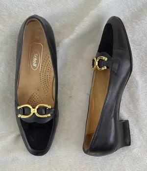 Vintage Scholl Heeled Loafers Size 6.5 thumbnail 1
