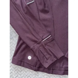 Lululemon Define Athletica Half Zip Pullover Running Top Thumb Holes Purple Sz 6 thumbnail 4