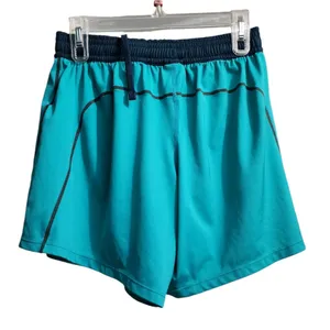 Nike Dri-FIT Turquoise Athletic Shorts Women's Workout Running Gym Activewear‎ thumbnail 2