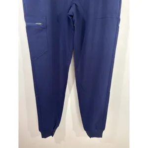 FIGS Zamora High‎ Waisted Jogger Scrub Pants Navy Blue XS NWT thumbnail 4