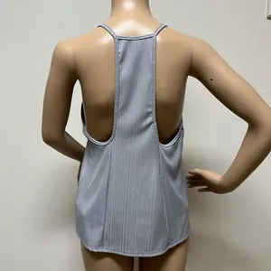 Free People Intimately Free Gray Ribbed Swing Racerback Tank Top Size S thumbnail 6