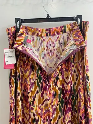 Vince Camuto Boho Ikat Print Maxi Skirt Size L thumbnail 9