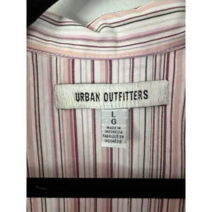 NWT Urban Outfitters Party Girl Sleeveless Shirt Vest Large Pink Y2K Academia thumbnail 8