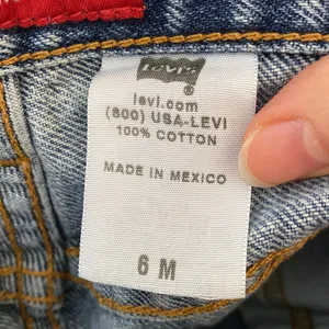 Levi’s 550 Classic relaxed 100% cotton rigid denim light wash jeans sz 6 thumbnail 10