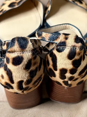 Gibson Latimer Calf Hair Animal Print Heels thumbnail 4