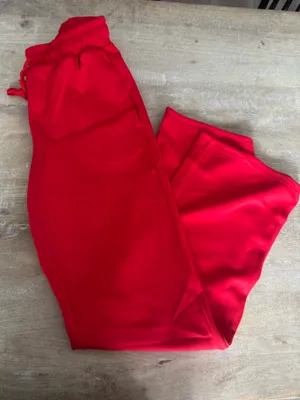 The Buckley Cloud Set 2.0 Wide Leg Bottoms & Pullover Set Small New Red thumbnail 6
