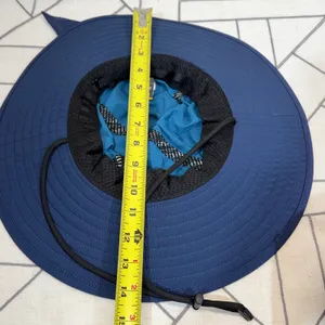 Sunday Afternoons Sun Hat One Size Teal Blue Floral Sash Wide‎ Brim Hiking Hat thumbnail 8