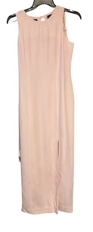 Vintage Liz Claiborne Night Pink‎ Formal Dress Size 10 thumbnail 1