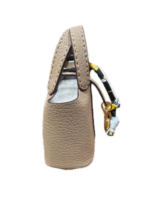 Source Unknown NWOT Mini Bucket Picotin Lock Style Purse/Keychain thumbnail 4