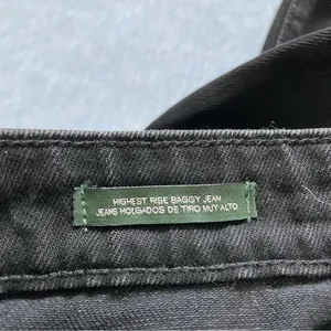 New Wild Fable Highest Rise Baggy Jean 00/24R in Black thumbnail 5