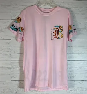 Fresh Laundry pink fearless Saint graphic tee size M thumbnail 1