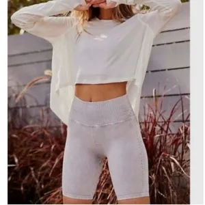 Free People Good Karma 6" Bike Shorts Women's M/L thumbnail 6
