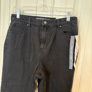 Indigo Rising Black Super High‎ Rise Barrel Leg Jeans Size 5/27 thumbnail 3