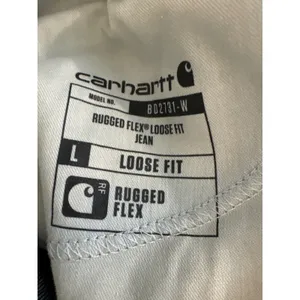 Carhartt Rugged Flex Loose Fit Jeans Dark Wash Denim BD2731-W Womens Size 10 thumbnail 5