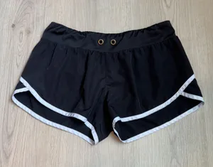 Aeropostale Black Athletic Shorts with White Trim thumbnail 1