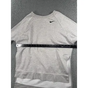 Nike Sweatshirt Women Small Swoosh Logo Tunic‎ Pullover Pocket Long Sleeve thumbnail 4