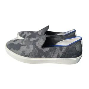 ROTHY'S Size 9 Women’s The Original Slip On Sneaker Dark GRAY CAMO GUC‎ #S88-8 thumbnail 10
