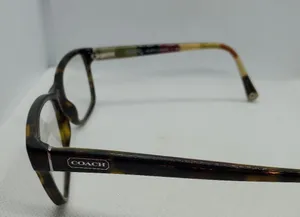 Coach Julayne Dark Tortoise Prescription Glasses Frames, Case, & Cleaning Cloth thumbnail 9