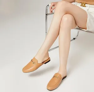 Mules for Women Slip On Backless Loafers Flats for Work and Casual thumbnail 2
