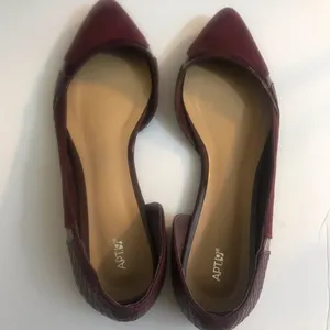 APT.9 Swiss Wine pointy flats suede/croc/patent thumbnail 3