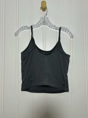 Everlane Perform Tank Top Cropped Grey size medium  thumbnail 2