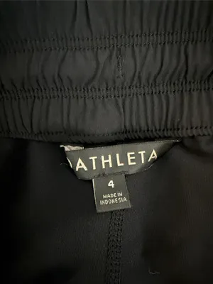 Athleta Black Zip Front Activewear Skort Size 4 thumbnail 6