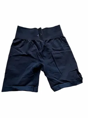 Pursue Fitness Women's Black High-Waist Athletic Shorts thumbnail 2