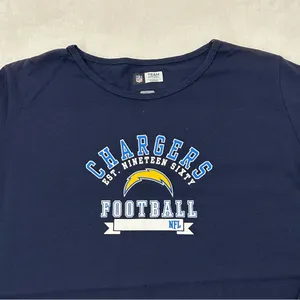 Los Angeles LA Chargers NFL Football Navy Blue Longsleeve T-Shirt Women’s XL thumbnail 2