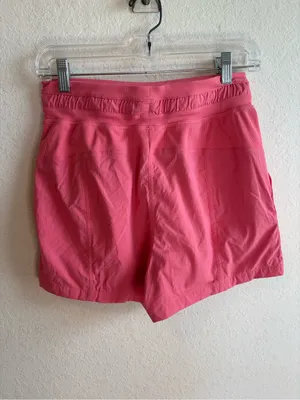 Lululemon Dance Studio Evolve High-Rise Relaxed Pink Shorts Size 4 thumbnail 4
