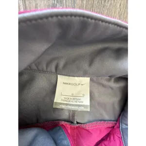 Nike Golf Womens Vibrant‎ Pink 1/4 Zip Pullover Jacket Lightweight Zip Pockets L thumbnail 2