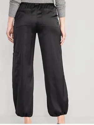 Old Navy Satin Cargo Jogger Pants Size 14 NWT thumbnail 13
