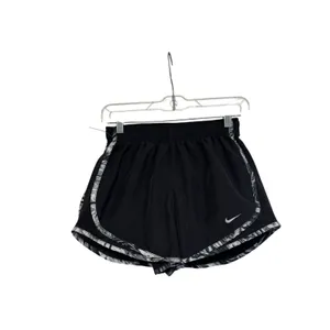 Nike Women's Dri-FIT Running Shorts Black Gray Trim Size Small thumbnail 2