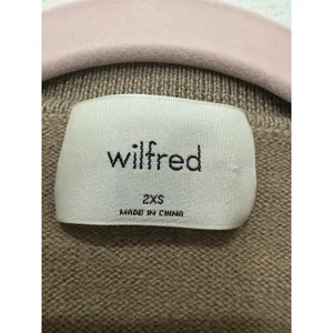 Wilfred Aritzia Clara Merino Wool Waist Sweater Womens Size XXS Brown Pullover thumbnail 5