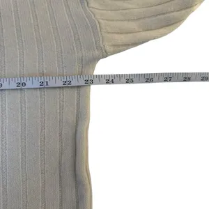 Banana Republic Womens Ivory Ribbed Roll Neck Sweater Merino Wool Cashmere Small thumbnail 10