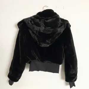 Alo Yoga Faux Fur Foxy Jacket Black S thumbnail 6