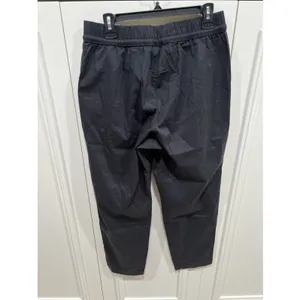 Pact Black Organic Cotton Pull On Drawstring Pants Size Large Granola Minimalist thumbnail 2