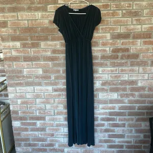 Baltic Born Athena Maxi Dress Gown Pleated Teal Blue Small thumbnail 2
