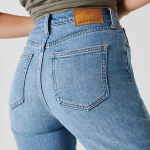 Denim Forum The Arlo High Rise Straight Jeans in Blue‎ Size 26 thumbnail 5