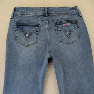 Hudson Los‎ Angeles Women's Straight Leg Jeans Blue Medium Wash Flap Pocket 12 thumbnail 7