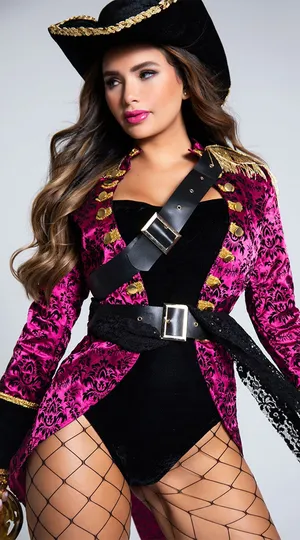 NEW Starline Sexy Swashbuckler Pirate Costume Size Small thumbnail 1